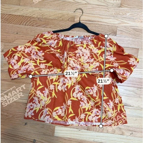 Rachel Zoe Coastal Boho 100% Linen Blouse Women Size L Resortwear Mediterranean - Picture 7 of 7